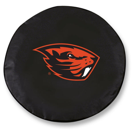 Shop Oregon State Beavers HBS Black Vinyl Fitted Spare Car Tire Cover - Sporting Up
