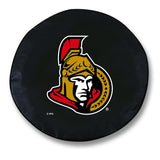 Ottawa Senators hbs svart vinylmonterat reservdäcksskydd för bil - sportigt upp
