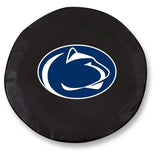 Penn State Nittany Lions HBS Black Vinyl Fitted Car Tire Cover - Sporting Up