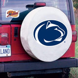 Penn state nittany lions hbs cubierta de neumático de coche equipada con vinilo blanco - sporting up