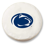 Penn State Nittany Lions HBS White Vinyl Fitted Car Tire Cover - Sporting Up