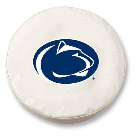 Penn State Nittany Lions HBS Autoreifenabdeckung aus weißem Vinyl – sportlich