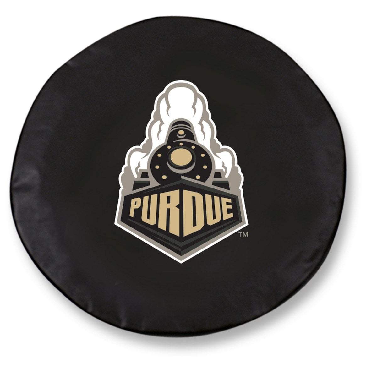 Purdue Boilermakers HBS Black Vinyl Fitted Spare Car Tire Cover Sporting  Up