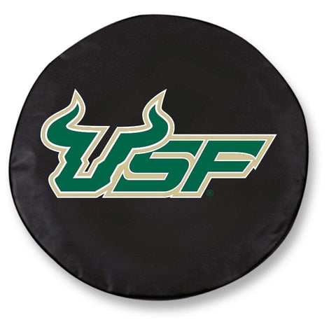 Shop South Florida Bulls HBS Black Vinyl Fitted Spare Car Tire Cover - Sporting Up