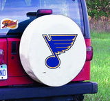 St. Louis Blues HBS White Vinyl Fitted Spare Car Tire Cover - Sporting Up