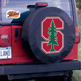 Stanford cardinal hbs cubierta de neumático de repuesto instalada en vinilo negro - sporting up