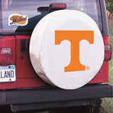 Tennessee frivilliga hbs vit vinylmonterad reservdäcksskydd för bil - sportigt