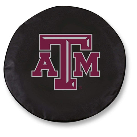 Texas A&M Aggies HBS Ersatzreifenabdeckung aus schwarzem Vinyl – sportlich