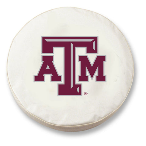 Shop Texas A&M Aggies HBS White Vinyl Fitted Spare Car Tire Cover - Sporting Up