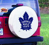 Housse de pneu de voiture de secours équipée en vinyle blanc hbs des Maple Leafs de Toronto - Sporting up