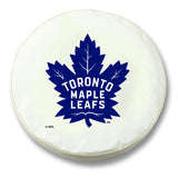 Toronto Maple Leafs HBS Ersatzreifenabdeckung aus weißem Vinyl – sportlich