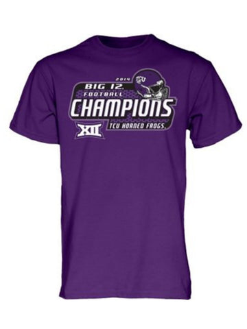 TCU Horned Frogs offizielles Locker Room 2014 Big 12 Football Champions T-Shirt – sportlich