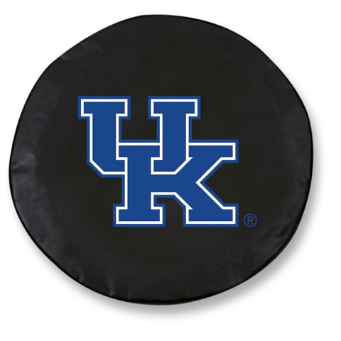 Kentucky Wildcats Cat Black Vinyl Fitted Spare Car Tire Cover - Sporting Up
