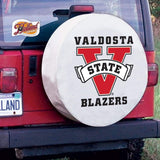 Valdosta State Blazers HBS White Vinyl Fitted Car Tire Cover - Sporting Up