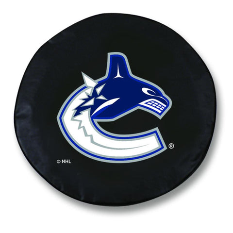 Shop Vancouver Canucks HBS Black Vinyl Fitted Spare Car Tire Cover - Sporting Up