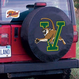 Vermont Catamounts HBS Black Vinyl Fitted Spare Car Tire Cover - Sporting Up