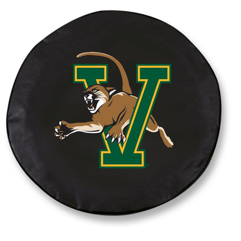 Shop Vermont Catamounts HBS Black Vinyl Fitted Spare Car Tire Cover - Sporting Up