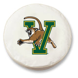 Vermont Catamounts HBS White Vinyl Fitted Spare Car Tire Cover - Sporting Up