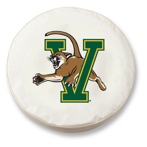 Shop Vermont Catamounts HBS White Vinyl Fitted Spare Car Tire Cover - Sporting Up