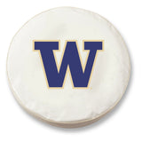 Washington Huskies HBS White Vinyl Fitted Spare Car Tire Cover - Sporting Up