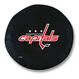 Washington Capitals HBS Black Vinyl Fitted Spare Car Tire Cover - Sporting Up