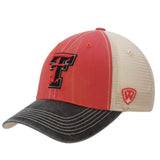 Texas Tech Red Raiders Top of the World Red Black Offroad Snapback Hat Cap - Sporting Up