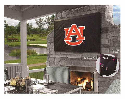 Auburn Tigers HBS atmungsaktive, wasserabweisende Vinyl-TV-Abdeckung – sportlich