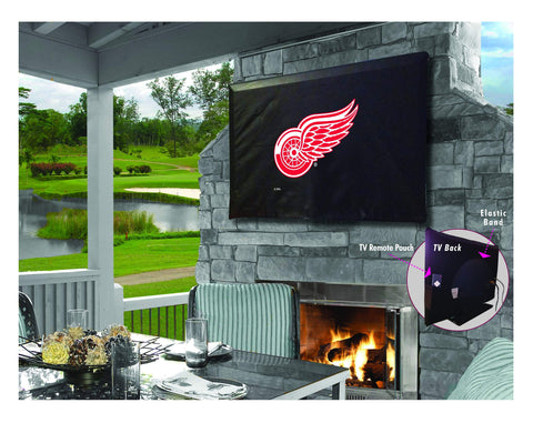 Detroit Red Wings HBS Housse de télévision en vinyle respirante et résistante à l'eau - Sporting Up