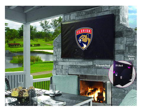 Shoppen Sie die atmungsaktive, wasserabweisende TV-Abdeckung „Florida Panthers HBS“ aus Vinyl – sportlich