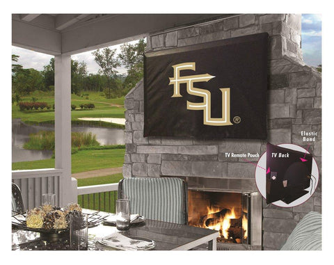 Achetez la housse de télévision en vinyle respirant et résistant à l'eau des Seminoles de l'État de Floride FSU - Sporting Up