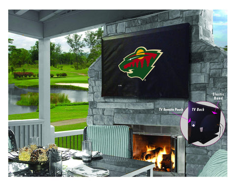 Minnesota Wild HBS Breathable Water Resistant Vinyl TV Cover - Sporting Up