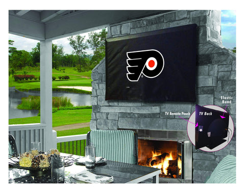 Philadelphia Flyers atmungsaktive, wasserabweisende Vinyl-TV-Abdeckung – sportlich