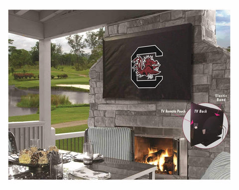 South Carolina Gamecocks Breathable Water Resistant Vinyl TV Cover - Sporting Up
