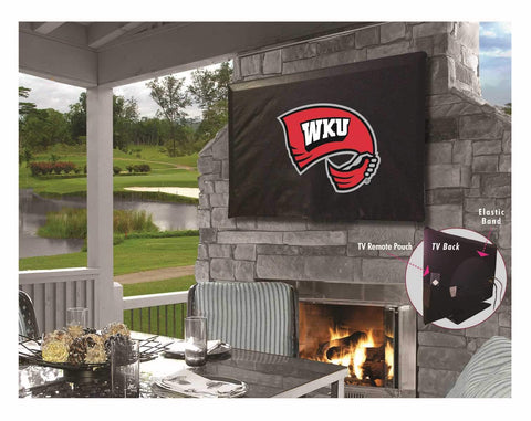 Western Kentucky Hilltoppers Breathable Water Resistant Vinyl TV Cover - Sporting Up