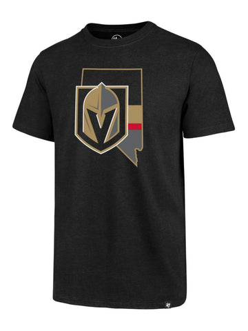 Shoppen Sie das Las Vegas Golden Knights 47 Brand State Outline Regional Club T-Shirt – sportlich