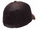Virginia Tech Hokies Zephyr Black Mesh Blackout Trucker Adjustable Snap Hat Cap - Sporting Up