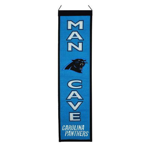 Shop Carolina Panthers Winning Streak Man Cave Wool Banner (8"x32") - Sporting Up