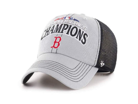 Shop Boston Red Sox 2018 World Series Champions 47 Brand Trawler Mesh Hat Cap - Sporting Up