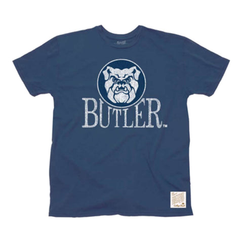 Camiseta (s) suave azul marino de la marca retro Butler bulldogs - sporting up