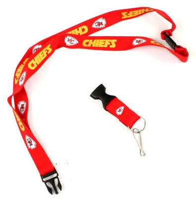 Shop Kansas City Chiefs Pro Specialties Group NFL Red Gold Lanyard - Sporting Up